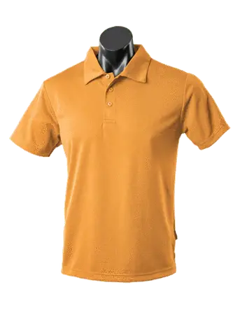 Aussie Pacific Men's Botany Corporate Polo Shirt 1307 Casual Wear Aussie Pacific Gold S